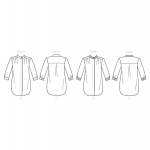 Выкройка: Misses`, Women`s Shirt, Butterick B6635 