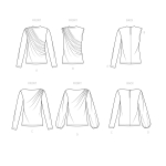 Simplicity Sewing Pattern S9451 Misses` Knit Tops 