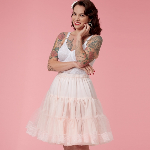 Simplicity Sewing pattern S9293 MISSES` SLIP, PETTICOAT 