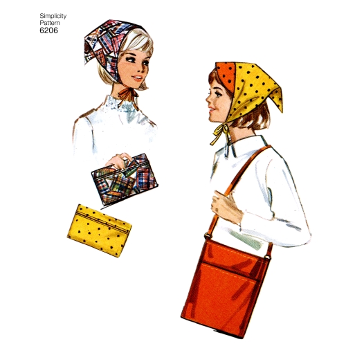 Vintage kingid ja aksessuaarid, Simplicity Pattern #6206 