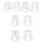 Выкройка: Misses` Top, Butterick B6629 