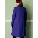 Ompelukaavat: Misses`, sizes: Women`s Empire-Waist Coat with Princess Seams, Butterick B6430 