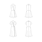 Ompelukaavat: Misses` Dresses, Butterick B6727 