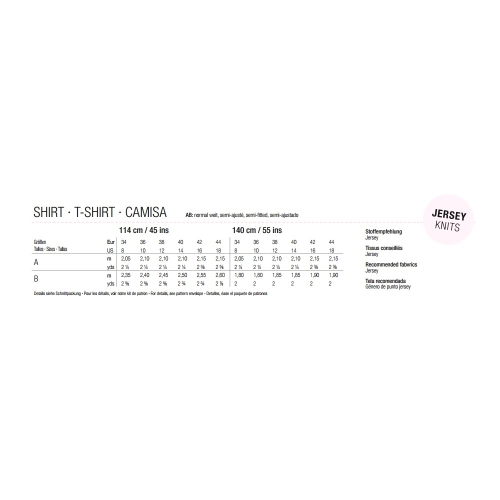 Sewing pattern Nr. 34-44, Burda Style Nr. 6280 