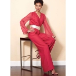Выкройка: Misses`, sizes: Women`s Jumpsuit and Sash, Butterick B6522 