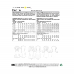 Выкройка: Misses` Dress, Butterick B6706 