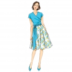 Выкройка: Misses` Top and Skirt, Butterick B6285 