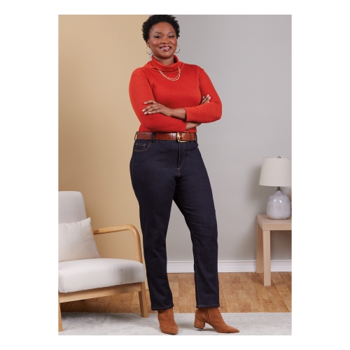 Lõikekomplekt BUTTERICK B6912 WOMEN`S JEANS BY PALMER/PLETSCH 