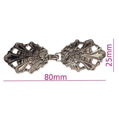 Норвежский застежка, Размеры пары 80mm x 25mm 