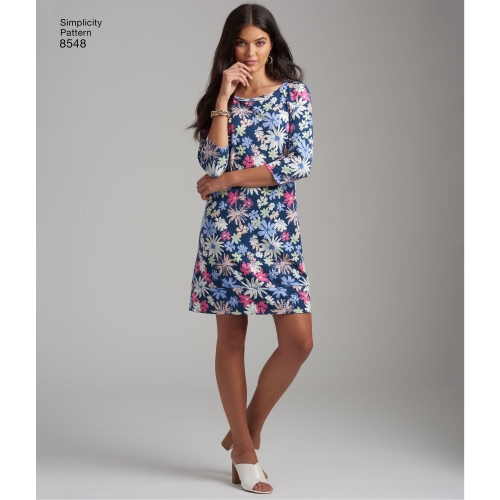 Naiste trikookleit, suurused: A (10-12-14-16-18-20-22), Simplicity Pattern #8548 