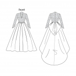 Выкройка: Misses` Dress, Butterick B5731 