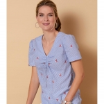 Выкройка: Misses` Top and Tie, Butterick B6662 