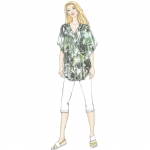 Выкройка: Misses` Top, Tunic and Caftan, Butterick B6559 