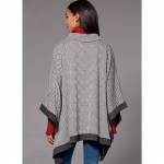 Ompelukaava: Misses` Ponchos with Button Detail, Kwik Sew K4222 