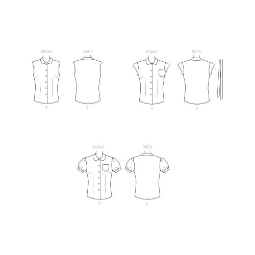 Simplicity Sewing pattern S9295 MISSES` TOP 