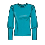 Швейные выкройки Simplicity S9385 Misses` Knit Tops with Length and Sleeve Variations 