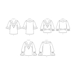 Выкройка: Misses` & Women`s Top, Butterick, B6814 