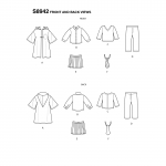 Harry Potter Doll Clothes, Sizes: ONE SIZE, Simplicity Pattern #S8942 