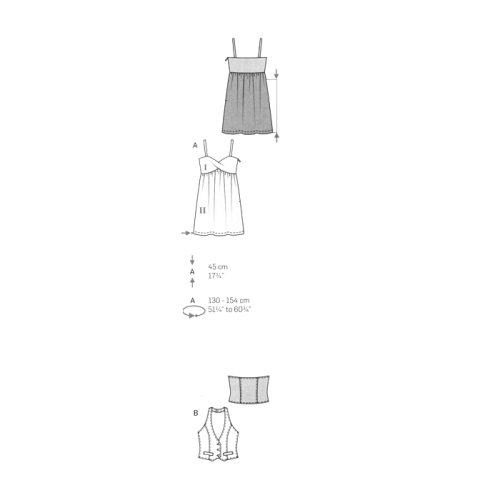 Kleit ja vest Art. 7681 