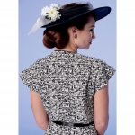 Выкройка: Misses` Button-Front, Flutter Sleeve Dresses and Sun Hat, Butterick B6363 