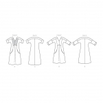 Ompelukaavat: Misses` Dress, Butterick B6567 