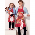 Naiste, tüdrukute ja 46 cm pikkuse nuku põlled, Kwik Sew K0229 