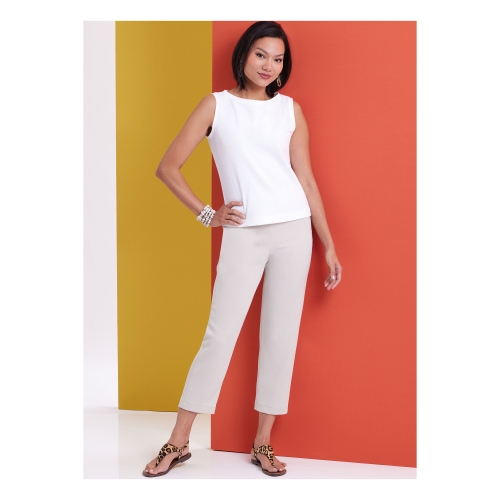 Lõikekomplekt BUTTERICK B6948 MISSES` JACKET AND VEST WITH BELT, TOP, DRESS AND PANT 