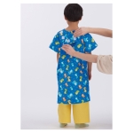 Simplicity Sewing Pattern Children`s, Girls` and Boys` Recovery Gowns and Pants, SS9578  