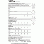 Väikelaste kleidid, Simplicity Pattern #S9126 