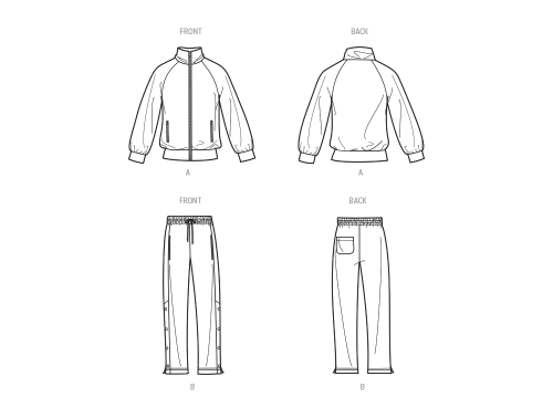 Simplicity lõikekomplekt S9719 BOYS` KNIT JACKET AND PANTS BY MIMI G STYLE 