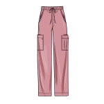 Simplicity lõiked S9387 Unisex trikoo-töötopid, -püksid, müts ja mask, A (XS-S-M-L-XL-XXL)  
