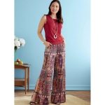 Выкройка: Misses` Elastic-Waist Shorts and Pants, Butterick B6750 