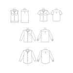 Выкройка: Unisex Button-Down Shirts, Butterick, B6846 