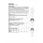 Nõiakostüümid lastele, Simplicity Sewing Pattern S9161A, suurused: A (3-4-5-6-7-8) 