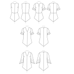 Выкройка: Misses` Top, Butterick B6663 
