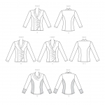 Выкройка: Misses` Top with Pleat and Options, Butterick B6517 