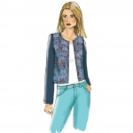 Выкройка: Misses` Open-Front Jackets, Butterick B6328 