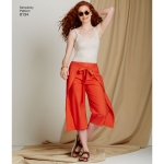 Women`s Easy-to-Sew Trousers and shorts, Simplicity Pattern #8134 