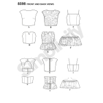 Naiste topid erilisteks sündmusteks, Simplicity Pattern #8598 