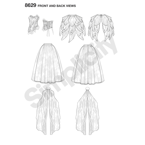 Naiste kostüüm, Simplicity Pattern #8629 