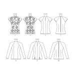 Выкройка: Misses` Top, Butterick B6134 
