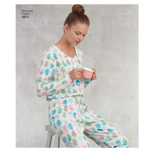 Tüdrukute ja Neidude trikoo-kombinesoon, suurused: A (S - L / XS - XL), Simplicity Pattern # 8801 