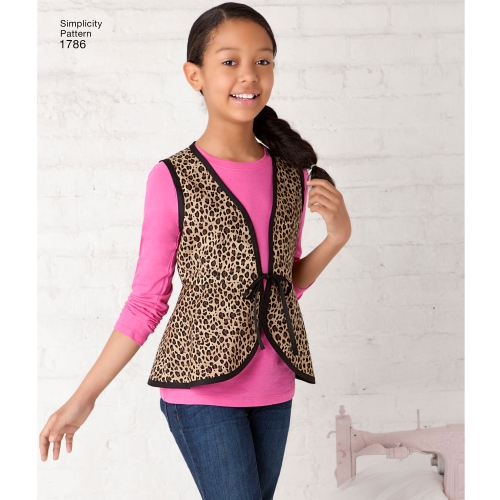 Õpi Õmblemist: Laste ja tüdrukute spordiriiete, Simplicity Pattern #1786 