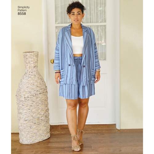 Naiste riietus Mimi G Style, Simplicity Pattern #8558 
