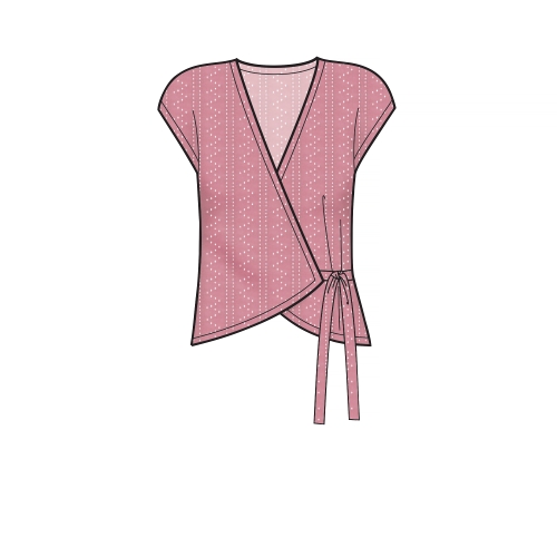 Naiste hõlmikkardigan variatsioonidega, suurused: XXS-XS-S-M-L-XL-XXL, Simplicity Pattern #S8954 