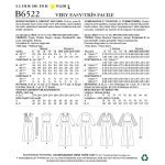Выкройка: Misses`, sizes: Women`s Jumpsuit and Sash, Butterick B6522 