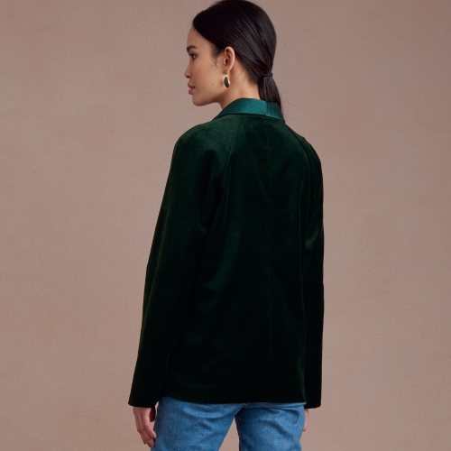 Naiste ja Petite-naiste raglaanõlgadega jakid, Simplicity Pattern #S8955 