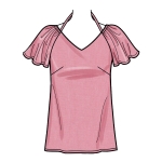Швейные выкройки Simplicity S9334 Misses` and Women`s Tops in Two Lengths 
