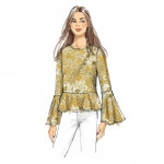 Выкройка: Misses` Top, Butterick B6592 