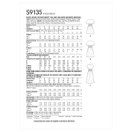 Naiste trikootaljega kleit, Simplicity Pattern #S9135 